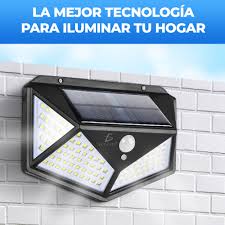 Lampara solar con sensor